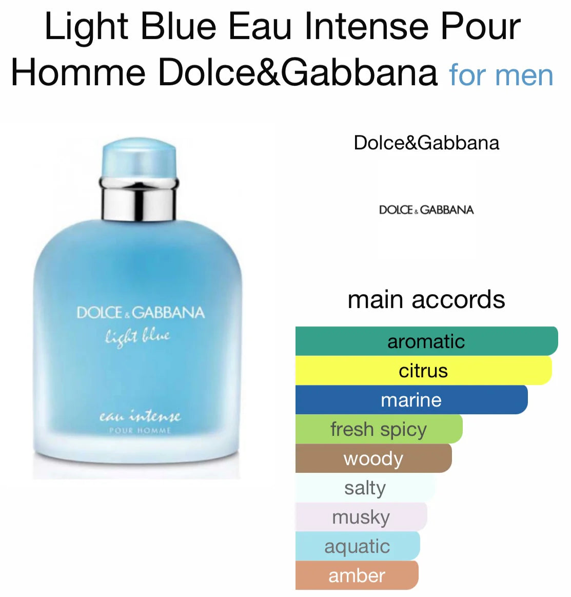 Dolce&Gabbana Light Blue Intense