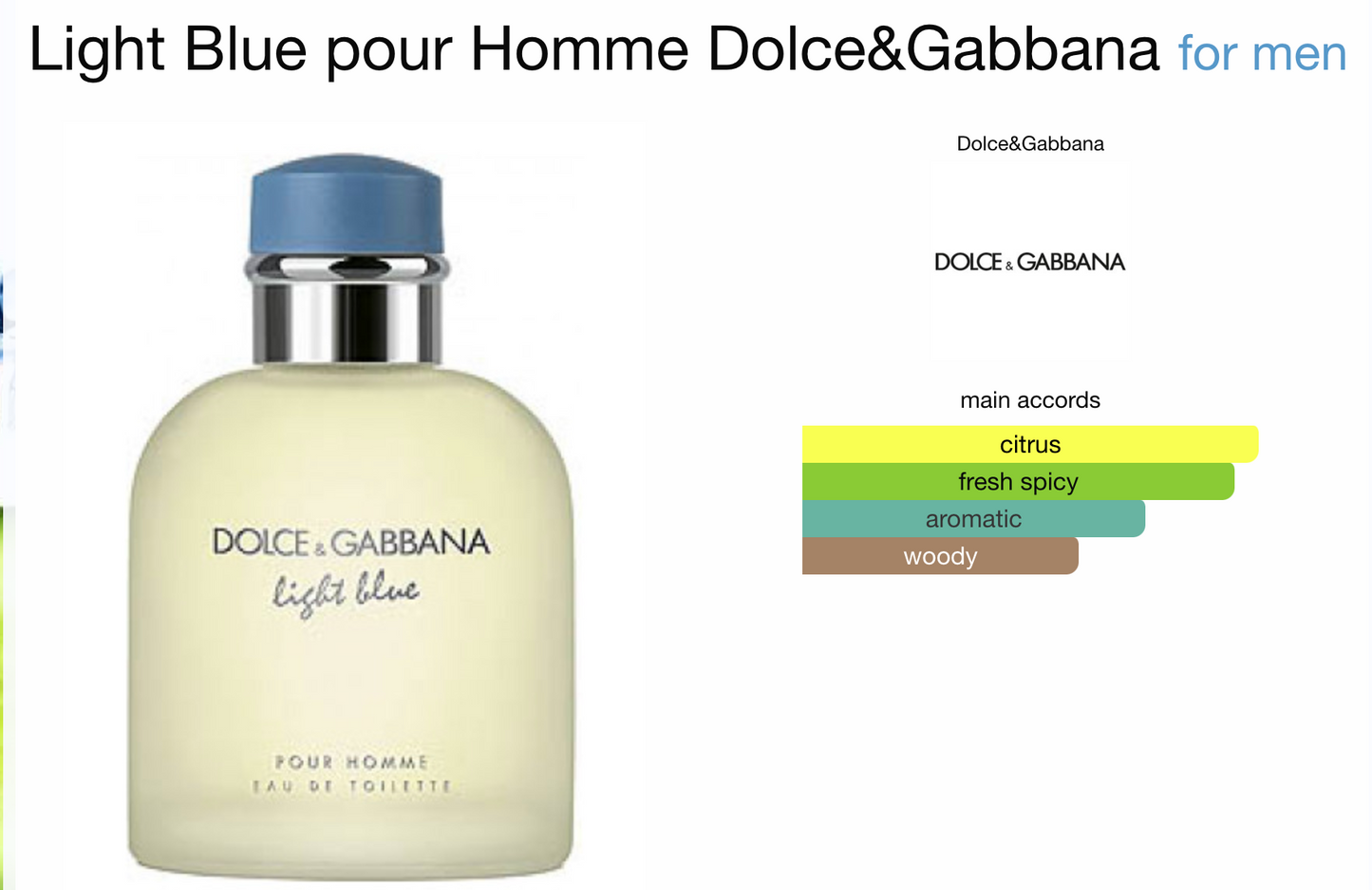 Dolce&Gabbana Light Blue